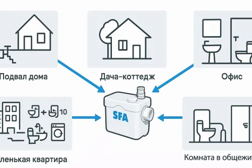 Варианты применения насосов SFA