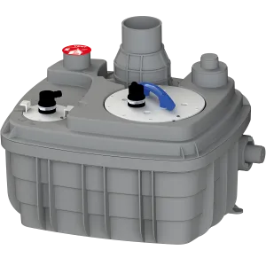 Sanicubic 1 VX S, однофазная, станция подъема для серых/сточных вод.