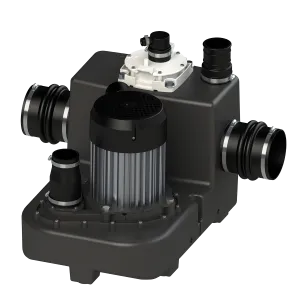 Дополнительный вид Sanicubic 1 GR HP S, однофазный, напольная канализационная насосная станция для сточных вод/канализационных вод