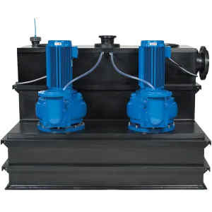 Sanicubic 2 SC3.0 T, трехфазная, напольная насосная станция для сточных/фекальных вод